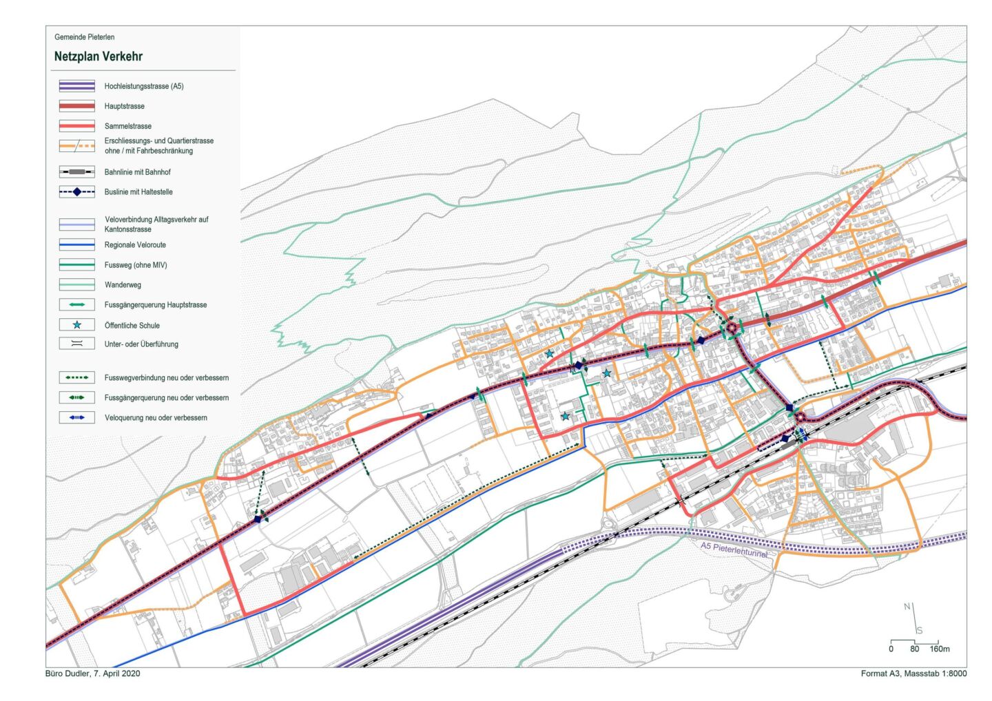 Pieterlen Netzplan Verkehr 2020 04 07